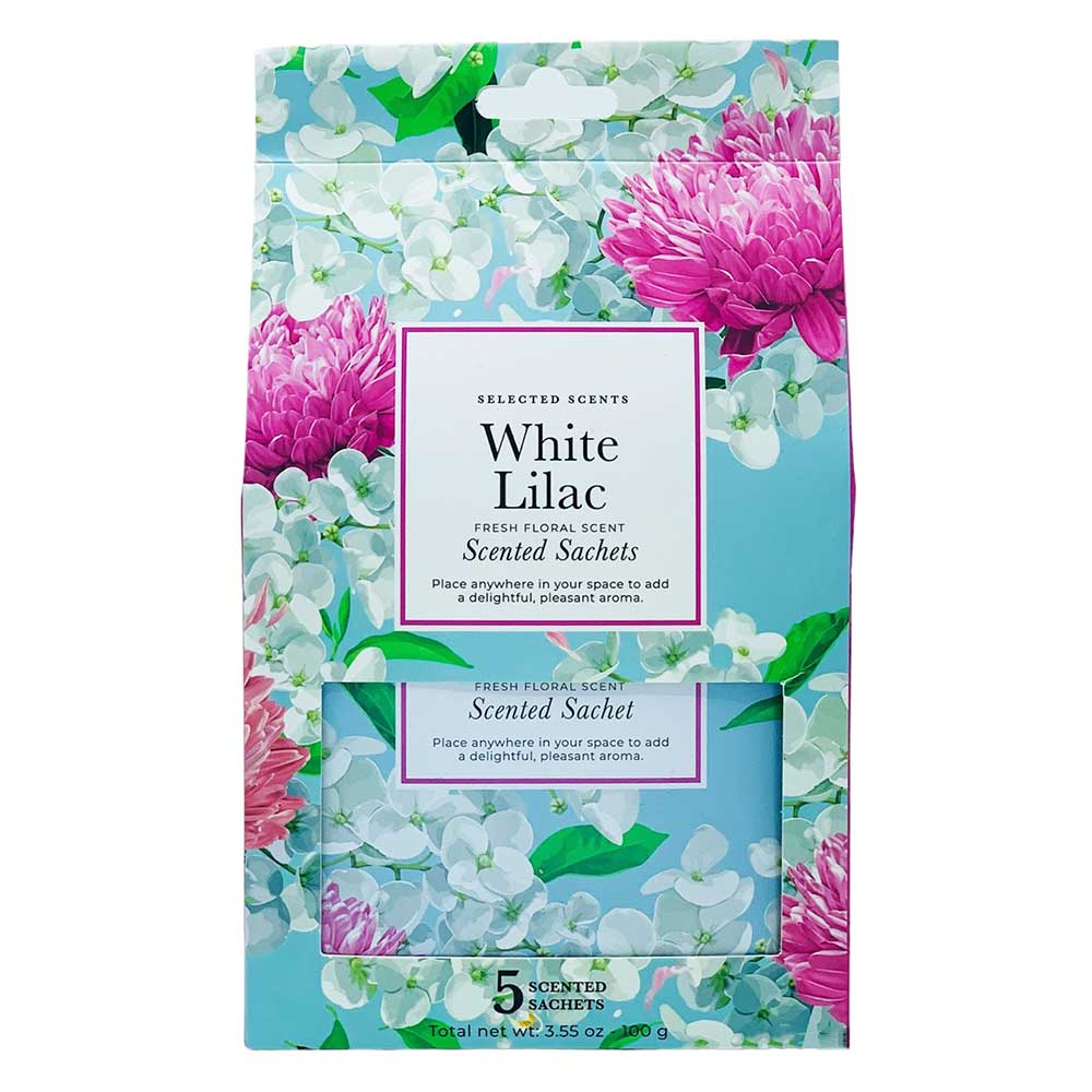 Set 5 túi thơm My Home Scent - White Lilac, 5x20g