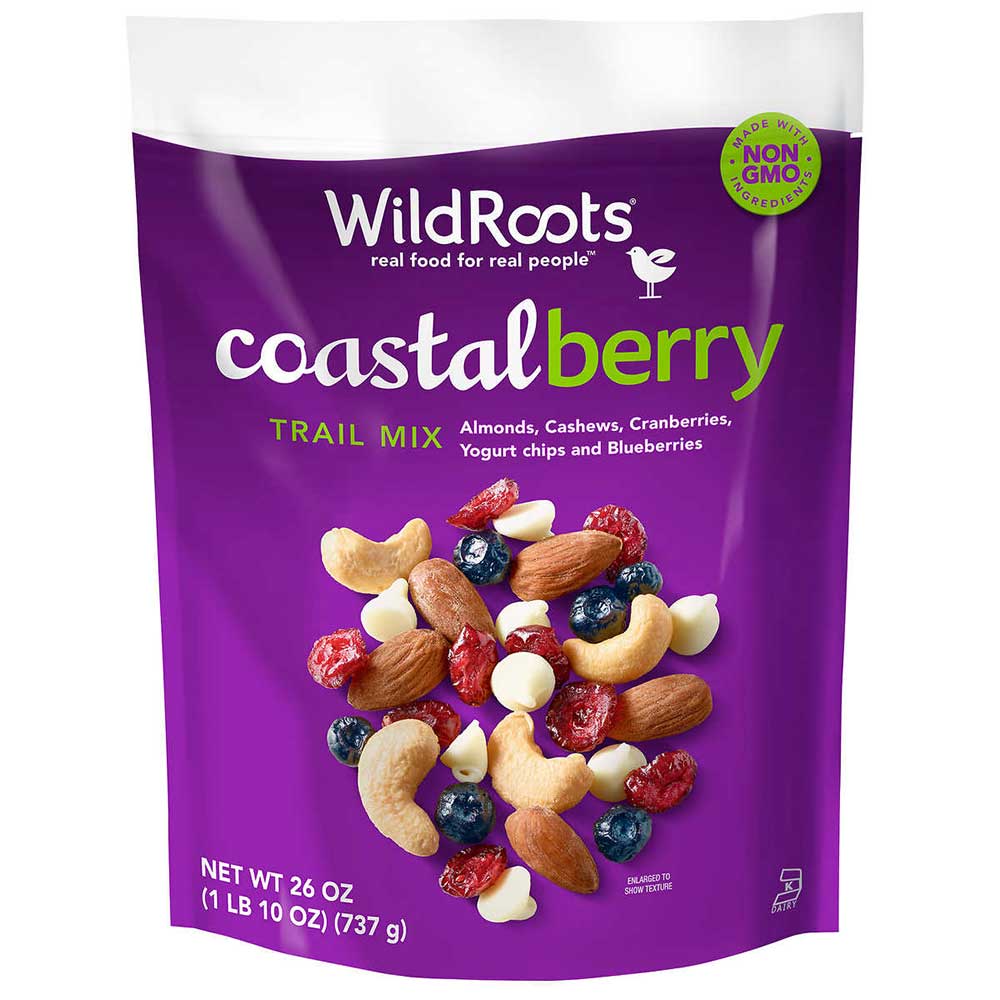 Hạt hỗn hợp WildRoot's Coastal Berry Trail Mix, 737g