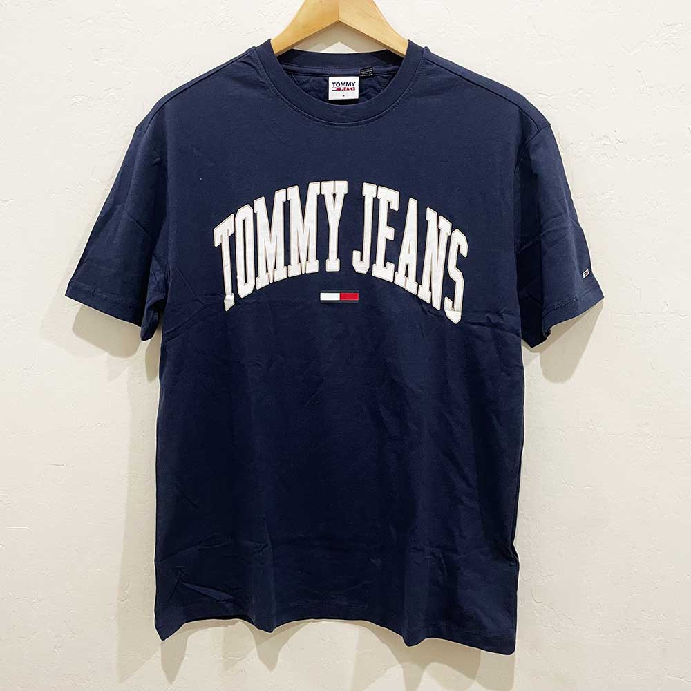 Áo Tommy Hilfiger Tommy Jeans Collegiate Logo - Navy, Size S