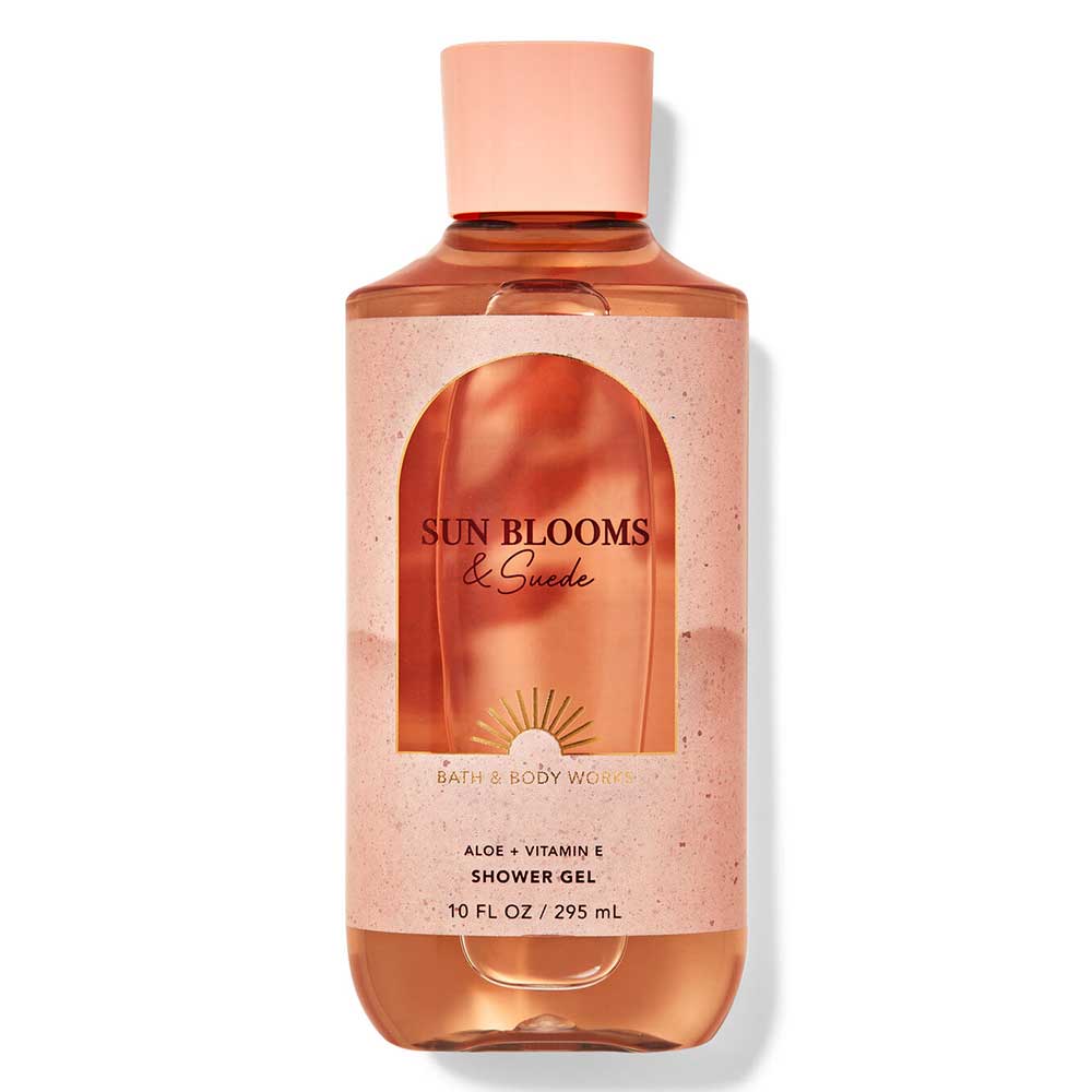 Gel tắm Bath & Body Works - Sun Blooms & Suede, 295ml
