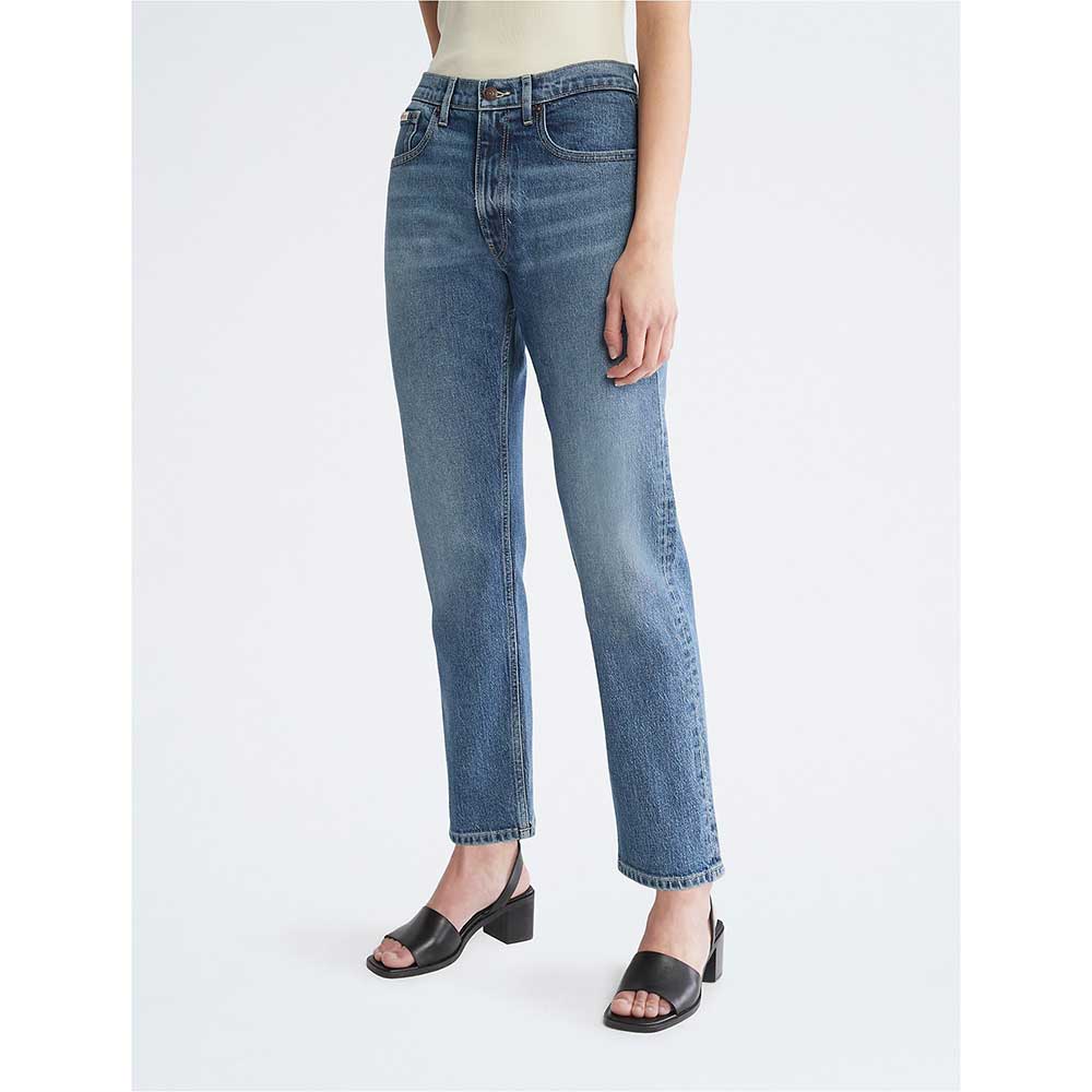 Quần Calvin Klein Original Straight Jeans - Tinted Stone, Size 28