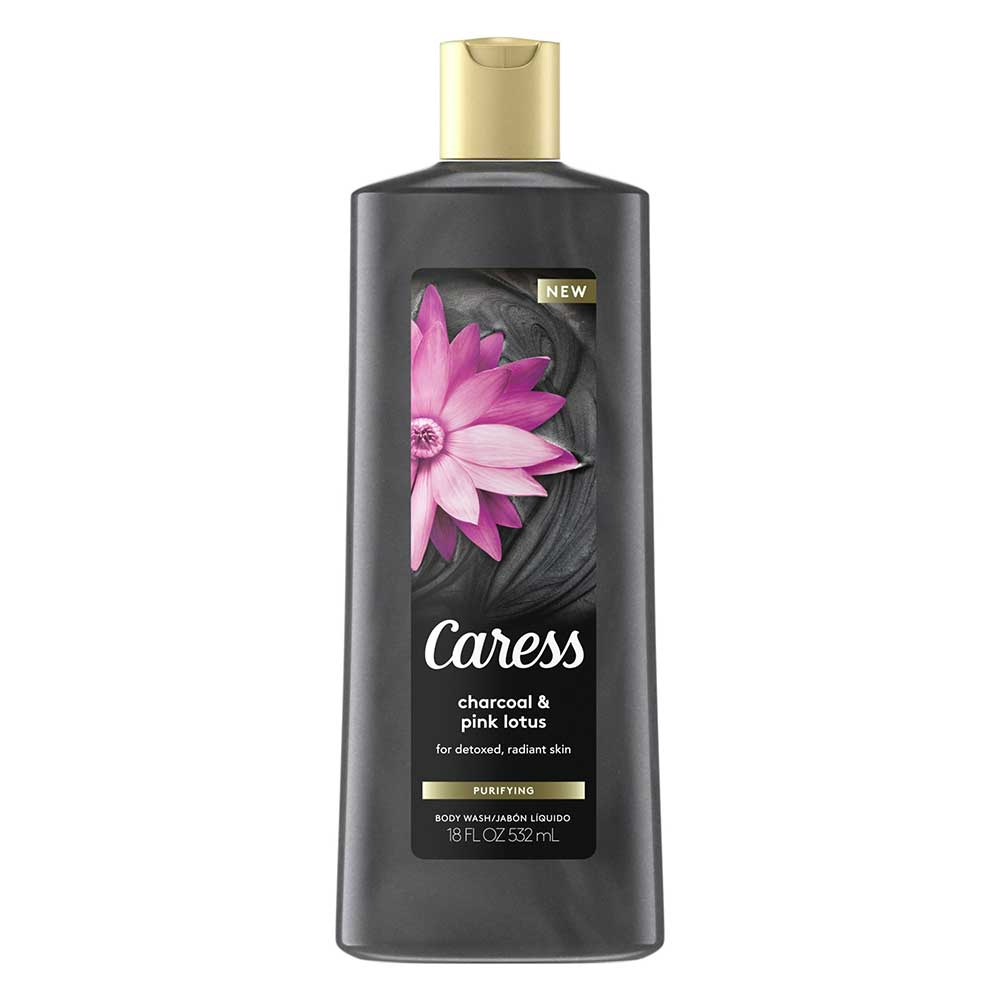Gel tắm Caress Charcoal & Pink Lotus, 532ml