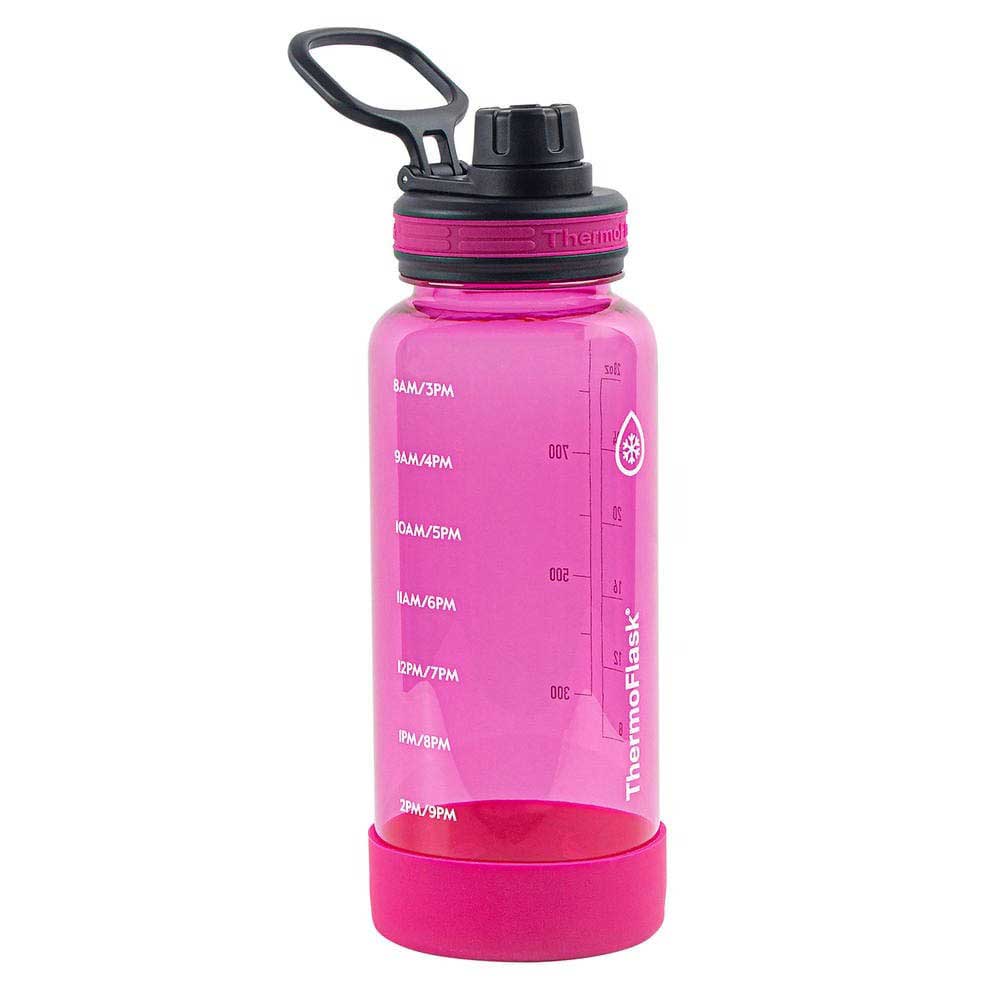 Bình nước ThermoFlask Motivational Water Bottle - Pink, 950ml