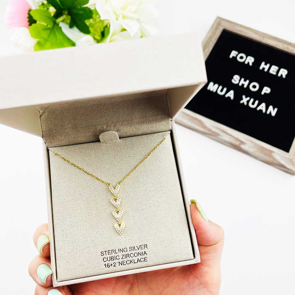 Dây chuyền Rachel Zoe Sterling Silver Cubic Zirconia