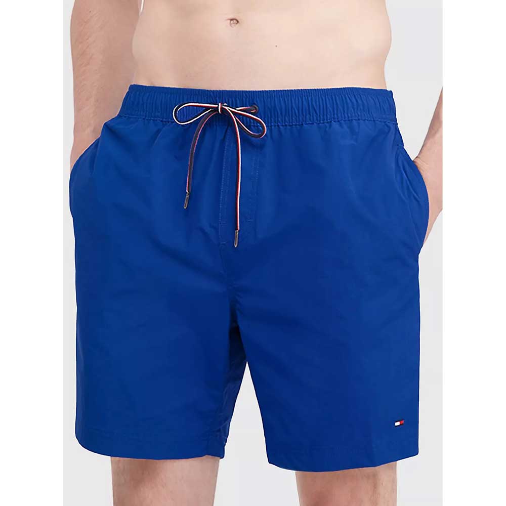 Quần Tommy Hilfiger Essential Solid 7" Swim Trunk - Cobalt, Size XS