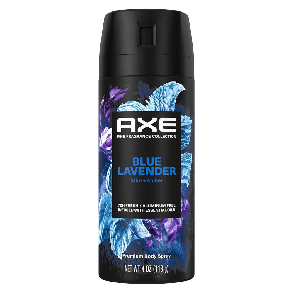 Xịt khử mùi toàn thân AXE Blue Lavender Premium, 113g