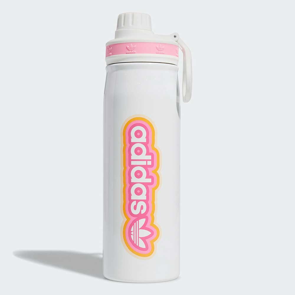 Bình giữ nhiệt Adidas Originals Steel Metal - White/Pulse Magenta, 600ml