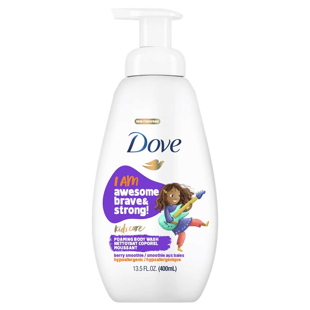 Sữa tắm Dove Kids Care Foaming Body Wash - Berry Smoothie, 400ml