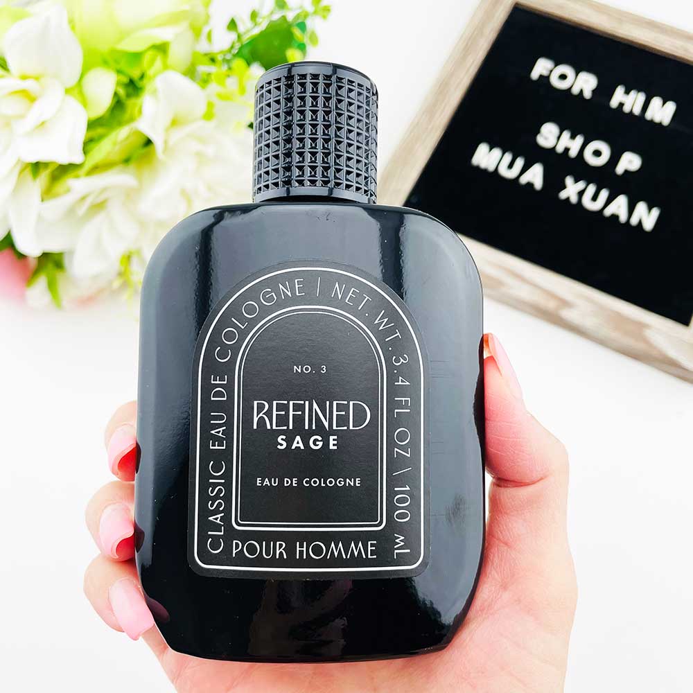 Nước hoa Refined Sage No.3 Pour Homme Classic - Eau De Cologne, 100ml