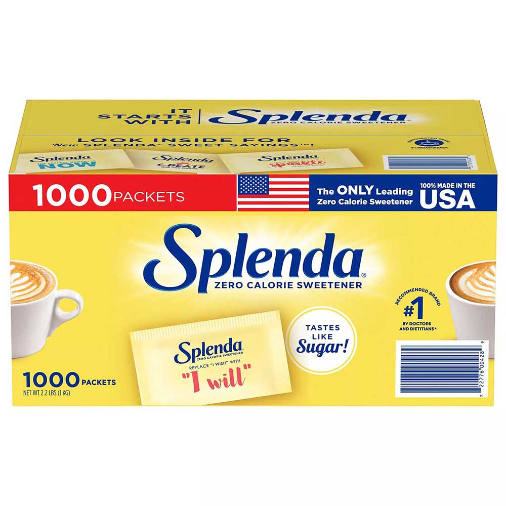 Đường kiêng Splenda Zero Calorie Sweetener, 1000 gói