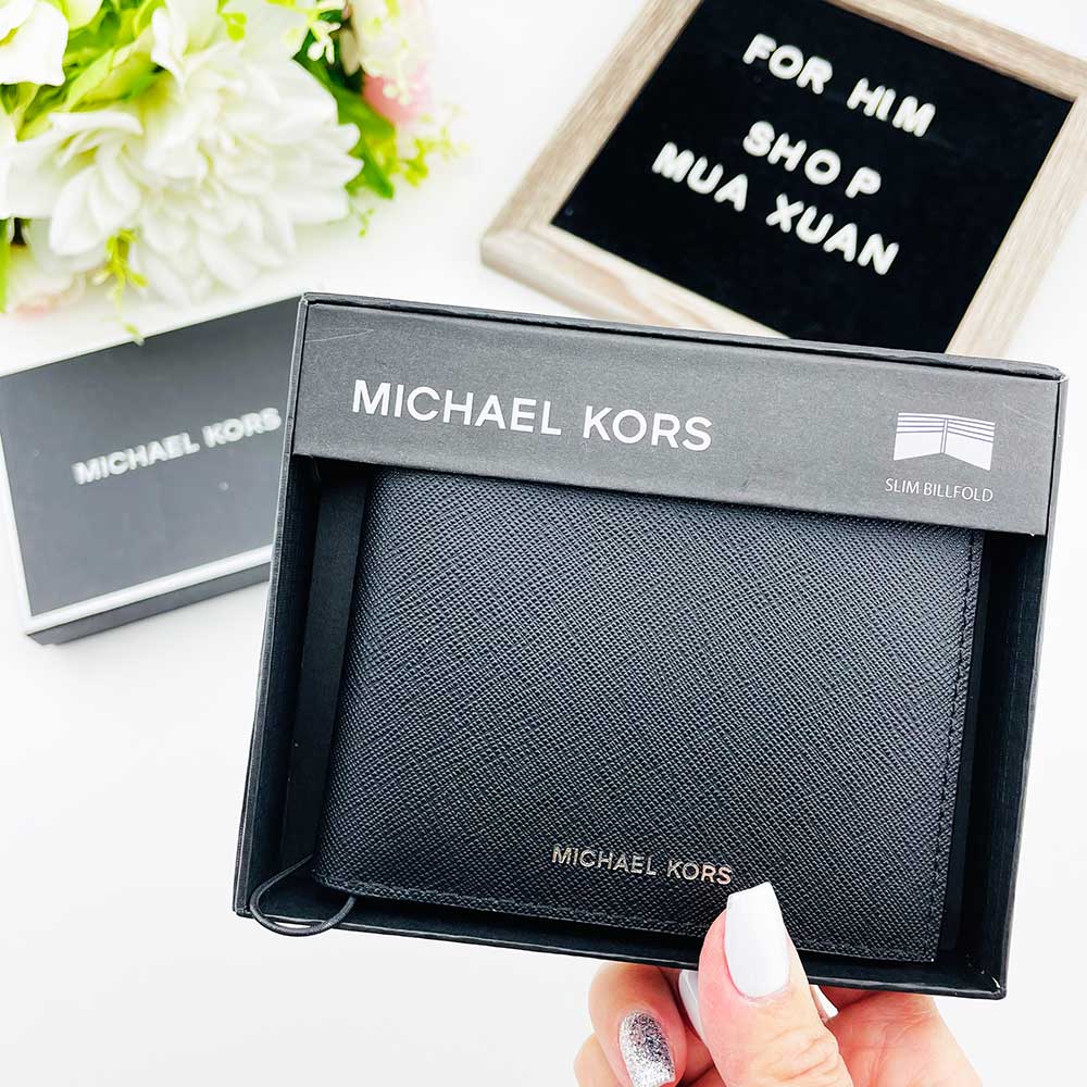 Ví Michael Kors Andy Slim Billfold, Black
