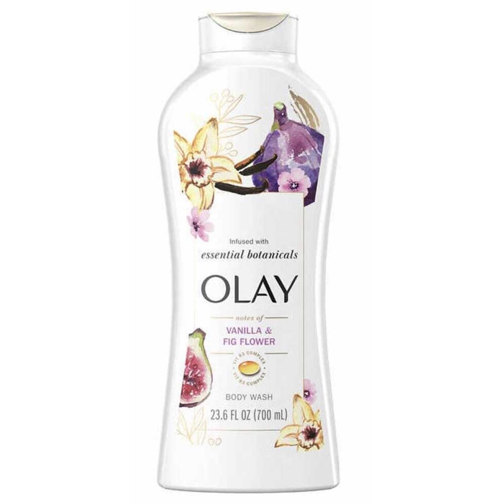 Sữa tắm Olay Infused With Essential Botanicals - Vanila & Fig Flower, 700ml