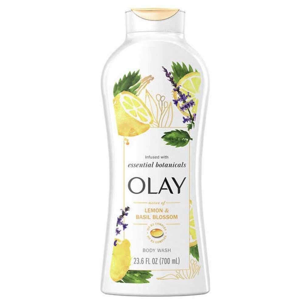 Sữa tắm Olay Infused With Essential Botanicals - Lemon & Basil Blossom, 700ml