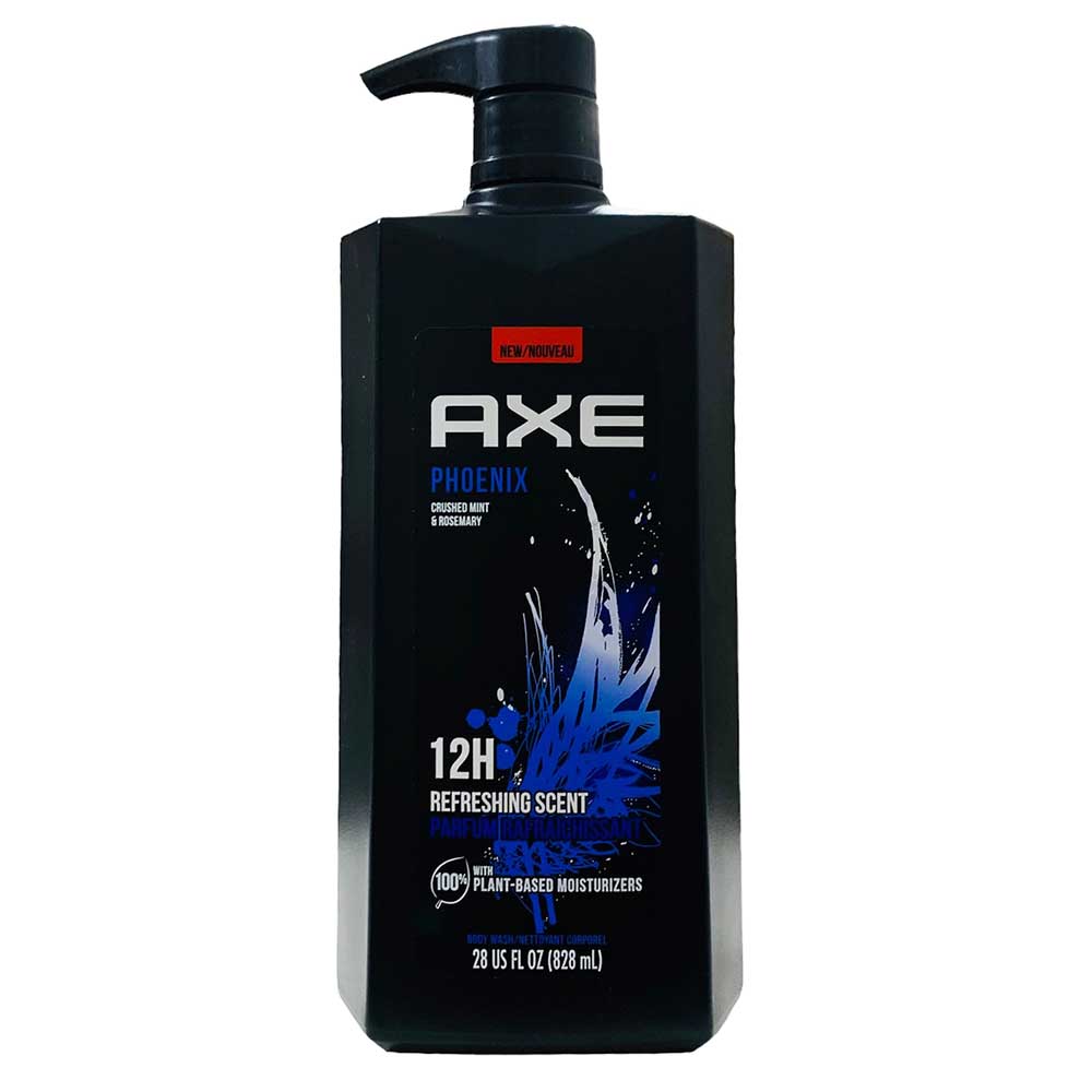 Gel tắm AXE Phoenix Crushed Mint & Rosemary, 828ml