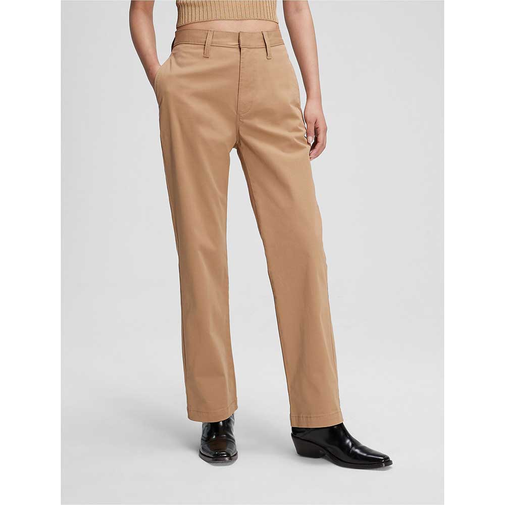 Quần Calvin Klein Straight Stretch Chino - Tigers Eye, Size 29