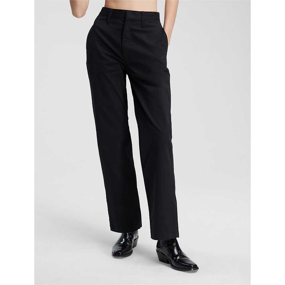 Quần Calvin Klein Straight Stretch Chino - Black Beauty, Size 29