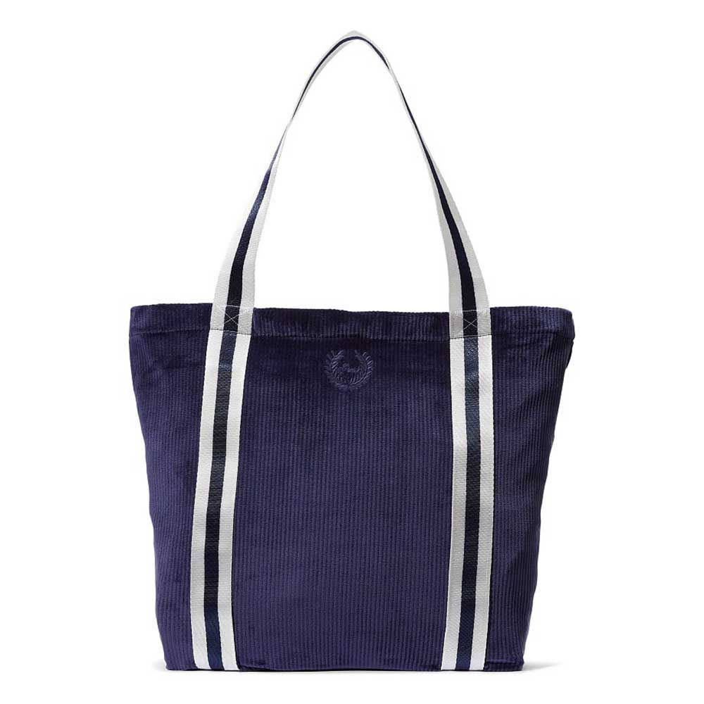 Túi Victoria's Secret Pink Ribbed Velour Tote Bag, Navy