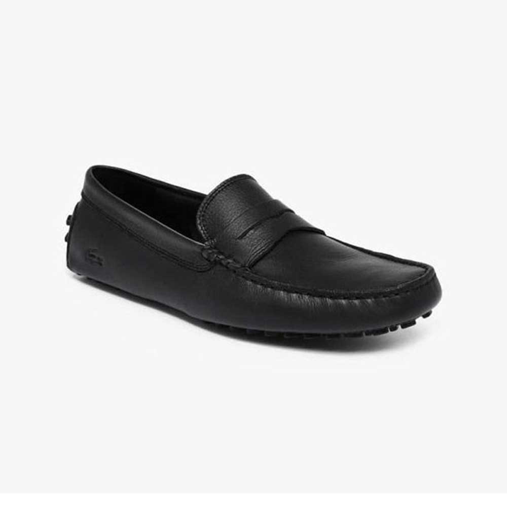 Giày Lacoste Concours 118 1 P Cam Leather - Black, size 9.5 ~ 42.5