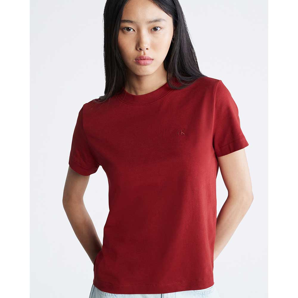 Áo Calvin Klein Archive Logo Tee - Red, Size XS