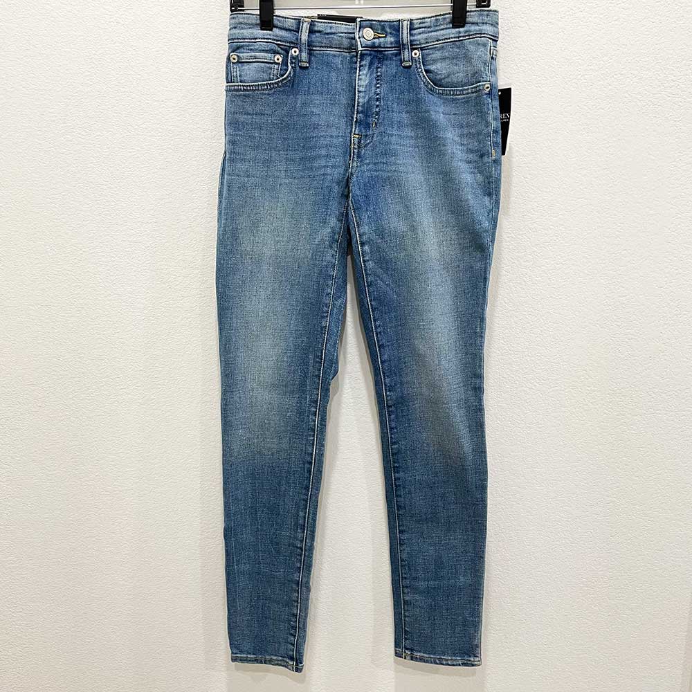Quần Polo Ralph Lauren Skinny Mid Rise Jeans - Indigo, Size 4