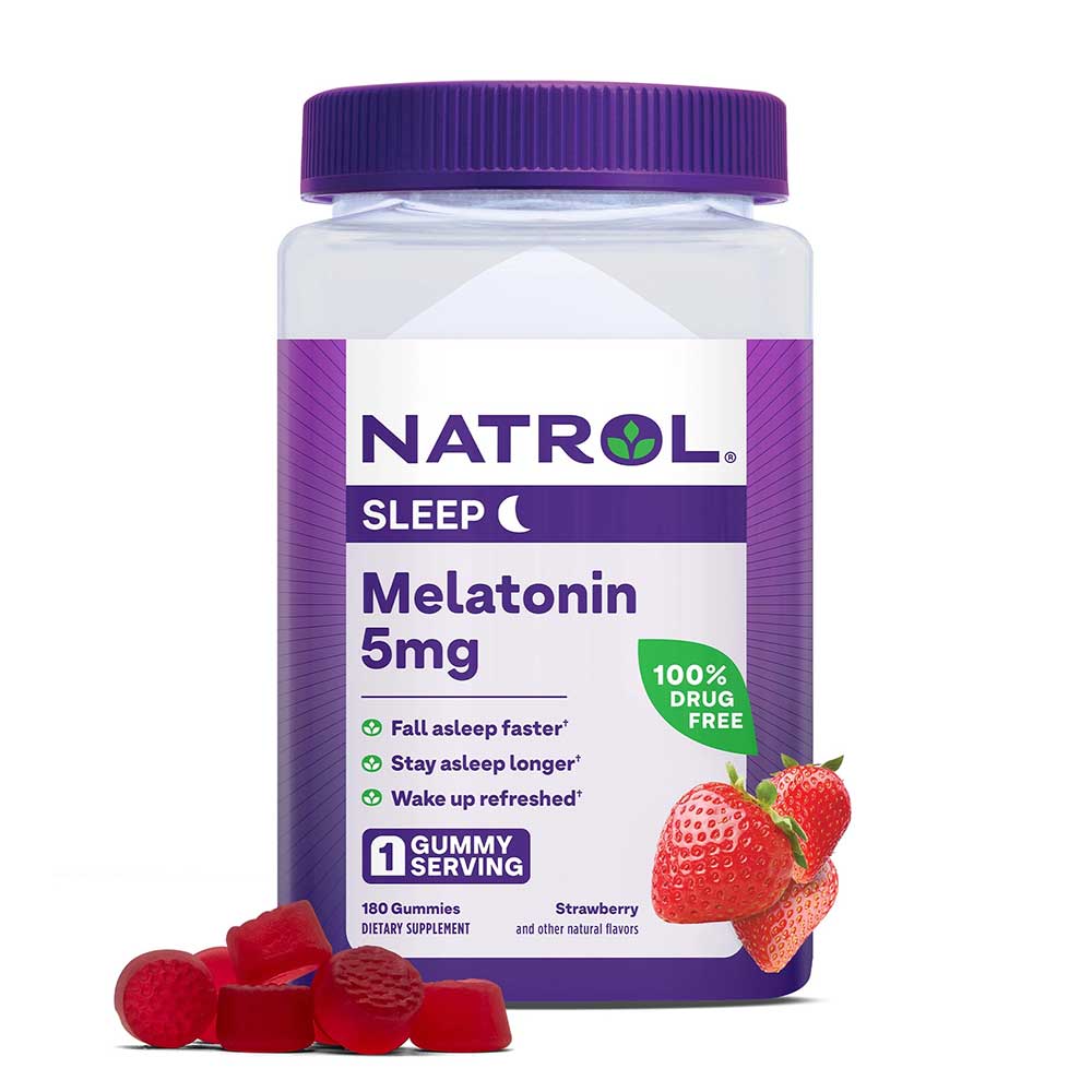 Viên dẻo Natrol Melatonin 5mg, 180 viên