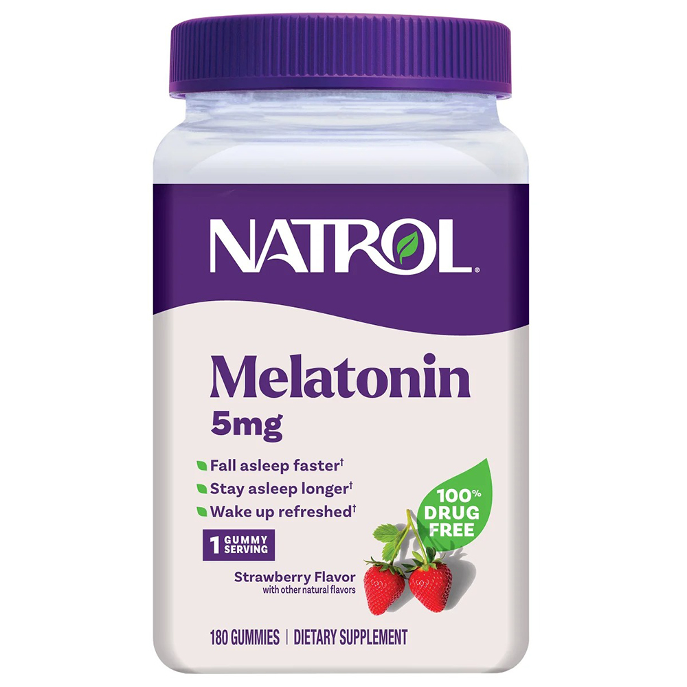 Viên dẻo Natrol Melatonin 5mg, 180 viên