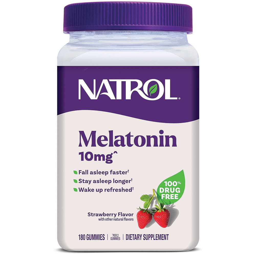 Viên dẻo Natrol Melatonin 10mg, 180 viên