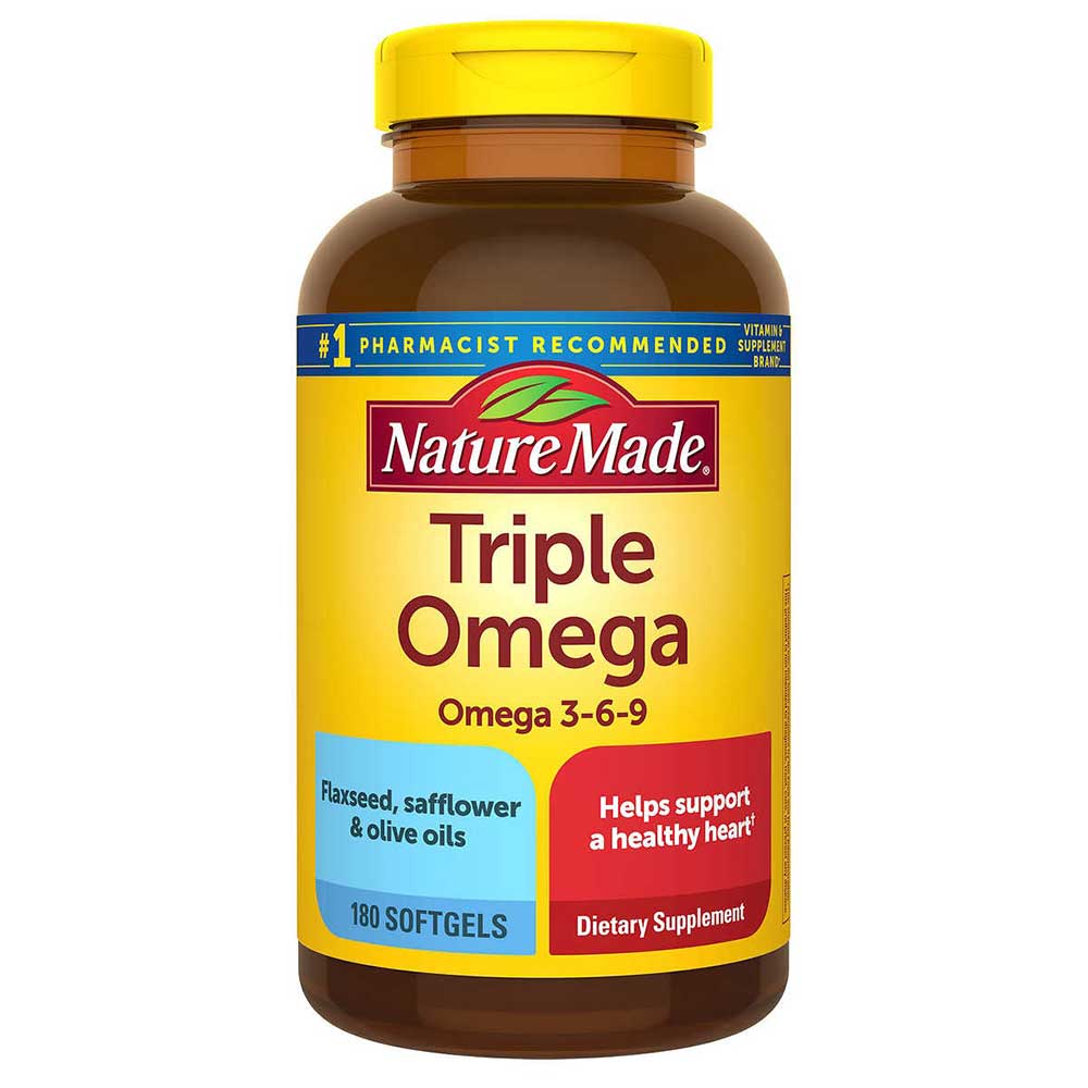 Nature Made Triple Omega, 180 viên