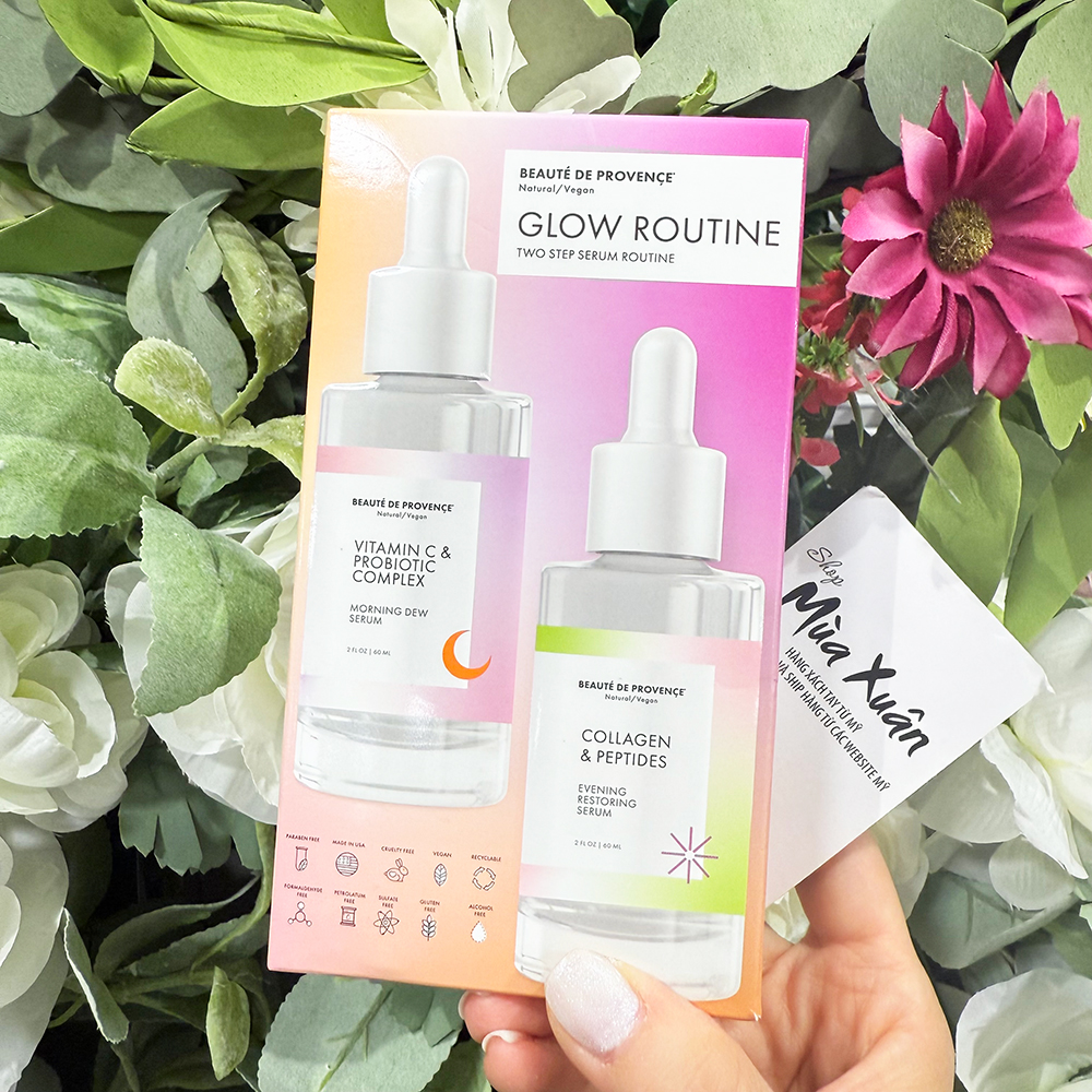 Set Serum Provence Beauty Glow Routine, 2 x 60ml