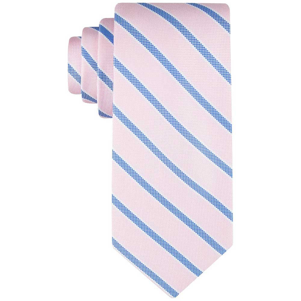 Cà vạt Tommy Hilfiger Men's Oxford Stripe, Pink
