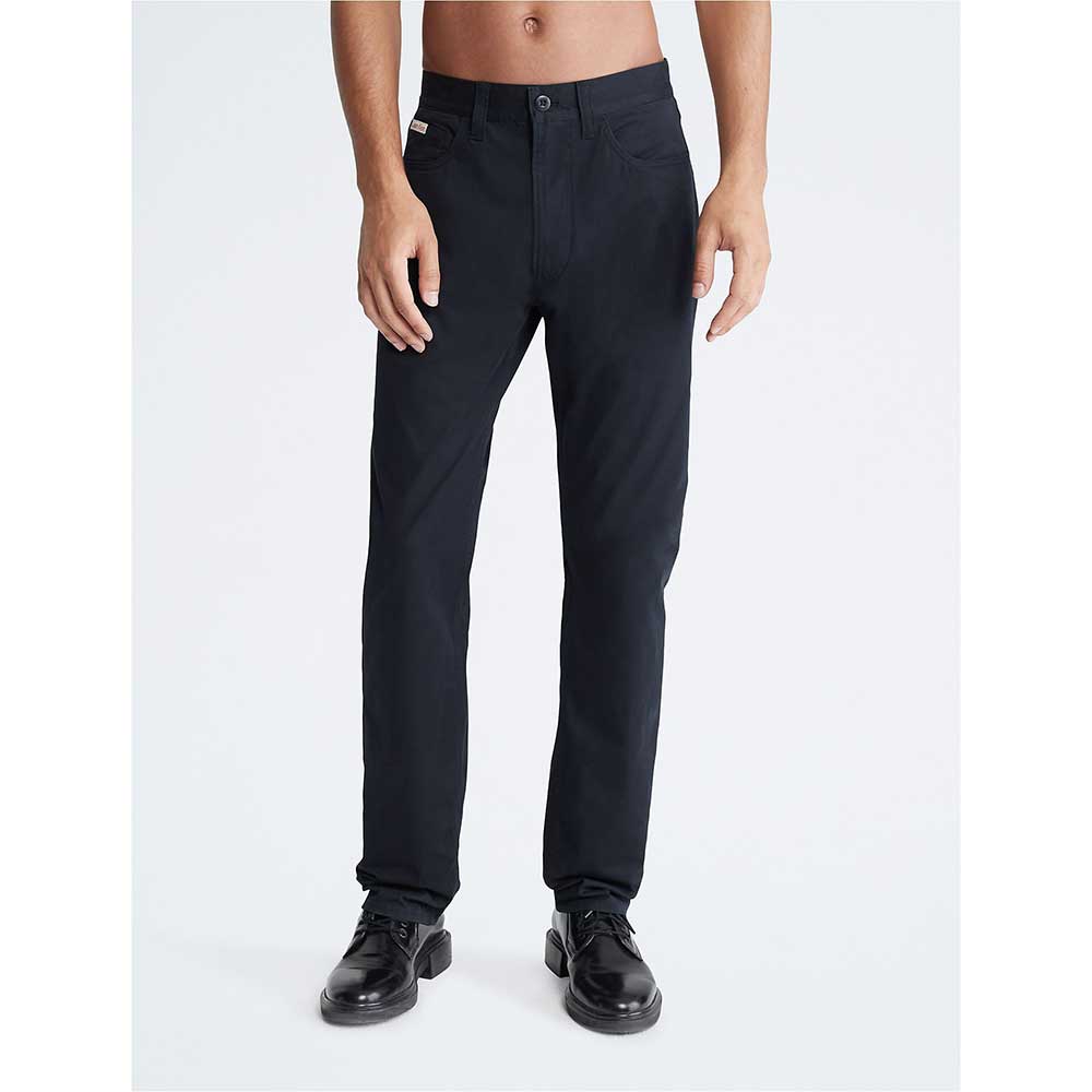Quần Calvin Klein Signature 5-Pocket Chino Pants - Black, Size 33W/30L