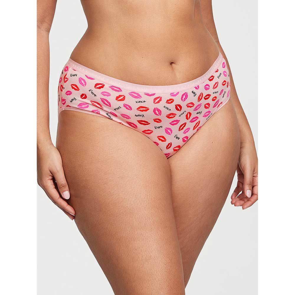 Quần lót Victoria's Secret Stretch Cotton Hiphugger - Pretty Blossom Kisses, Size XS