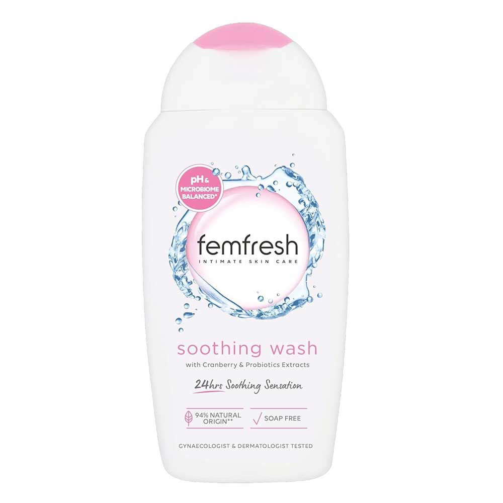 Dung dịch vệ sinh phụ khoa Femfresh Soothing Wash, 250ml