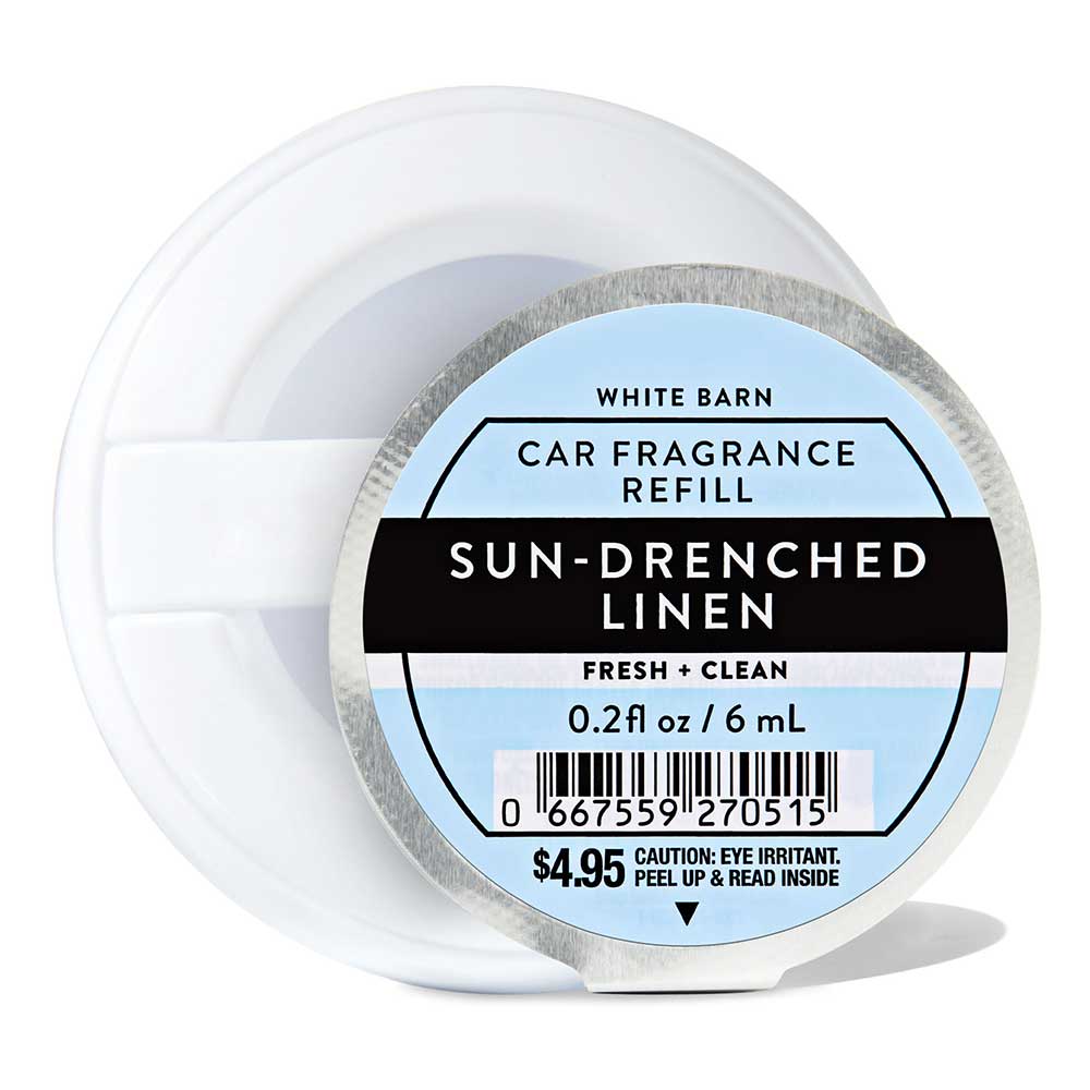 Tinh dầu thơm xe Bath & Body Works - Sun-Drenched Linen, 6ml