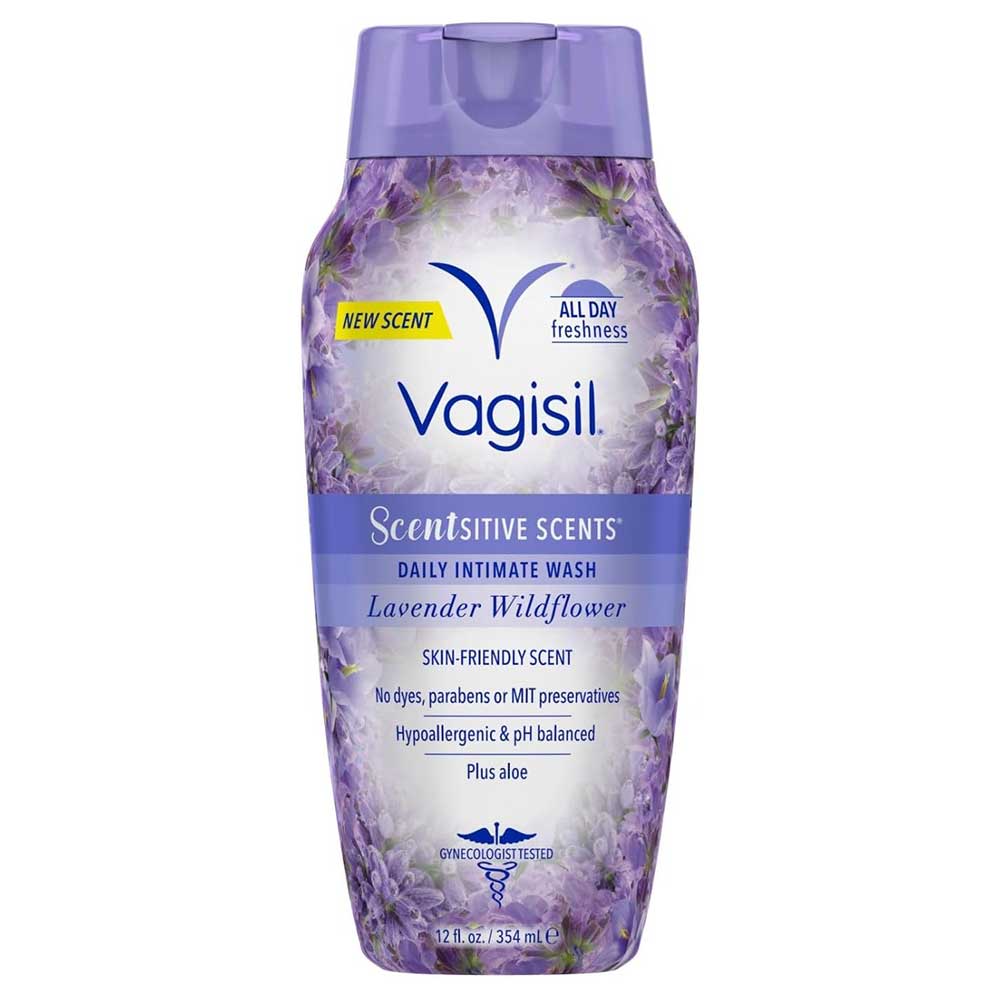 Dung dịch vệ sinh phụ khoa Vagisil Scentsitive Scents - Lavender Wildflower, 354ml