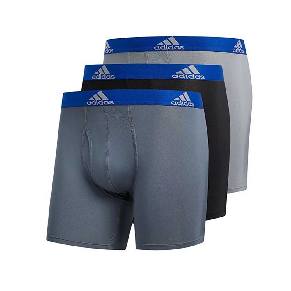 Set 3 quần Adidas Performance Boxer Briefs - Onix/Black/Grey, Size L