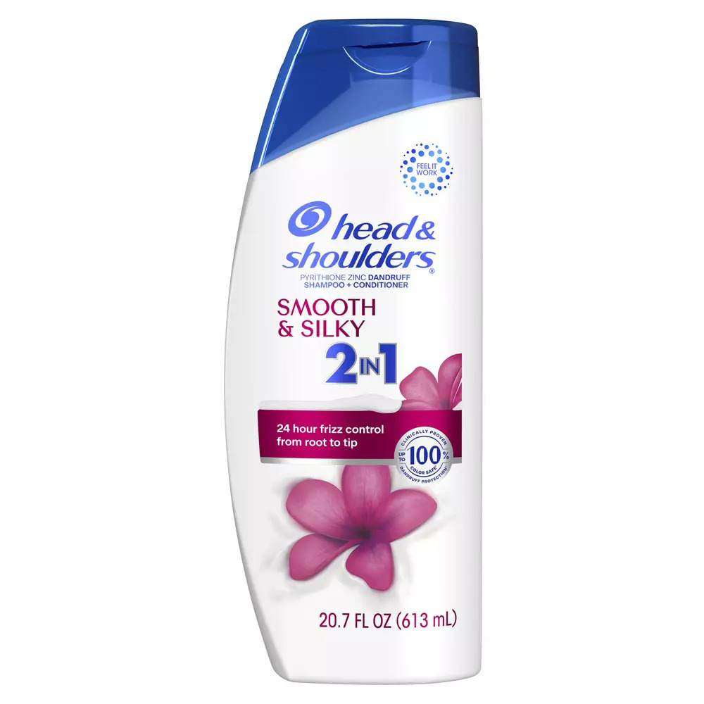 Dầu gội xả Head & Shoulders Smooth & Silky 2in1, 613ml