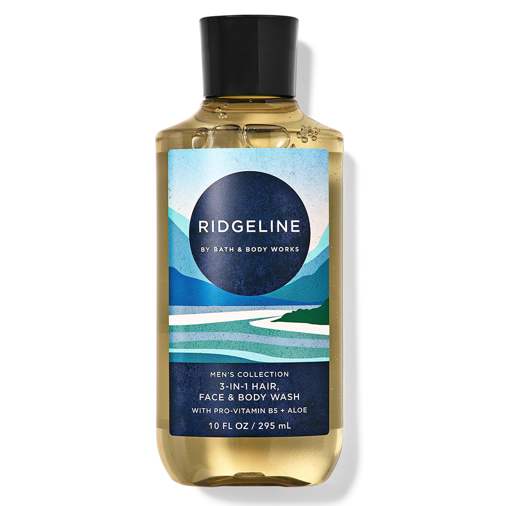 Gel tắm + gội + rửa mặt Bath & Body Works 3in1 Men's Collection - Ridgeline, 295ml