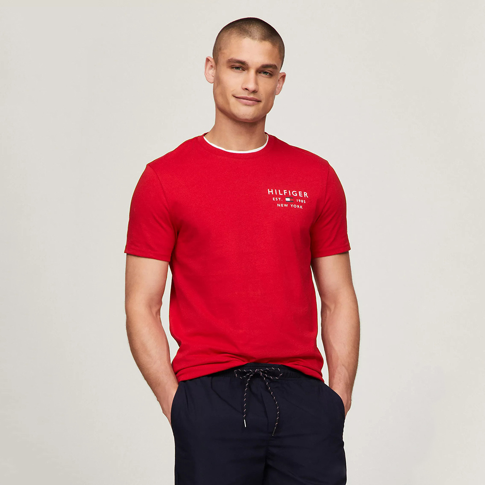 Áo Tommy Hilfiger Hilfiger New York Graphic - Primary Red, Size S
