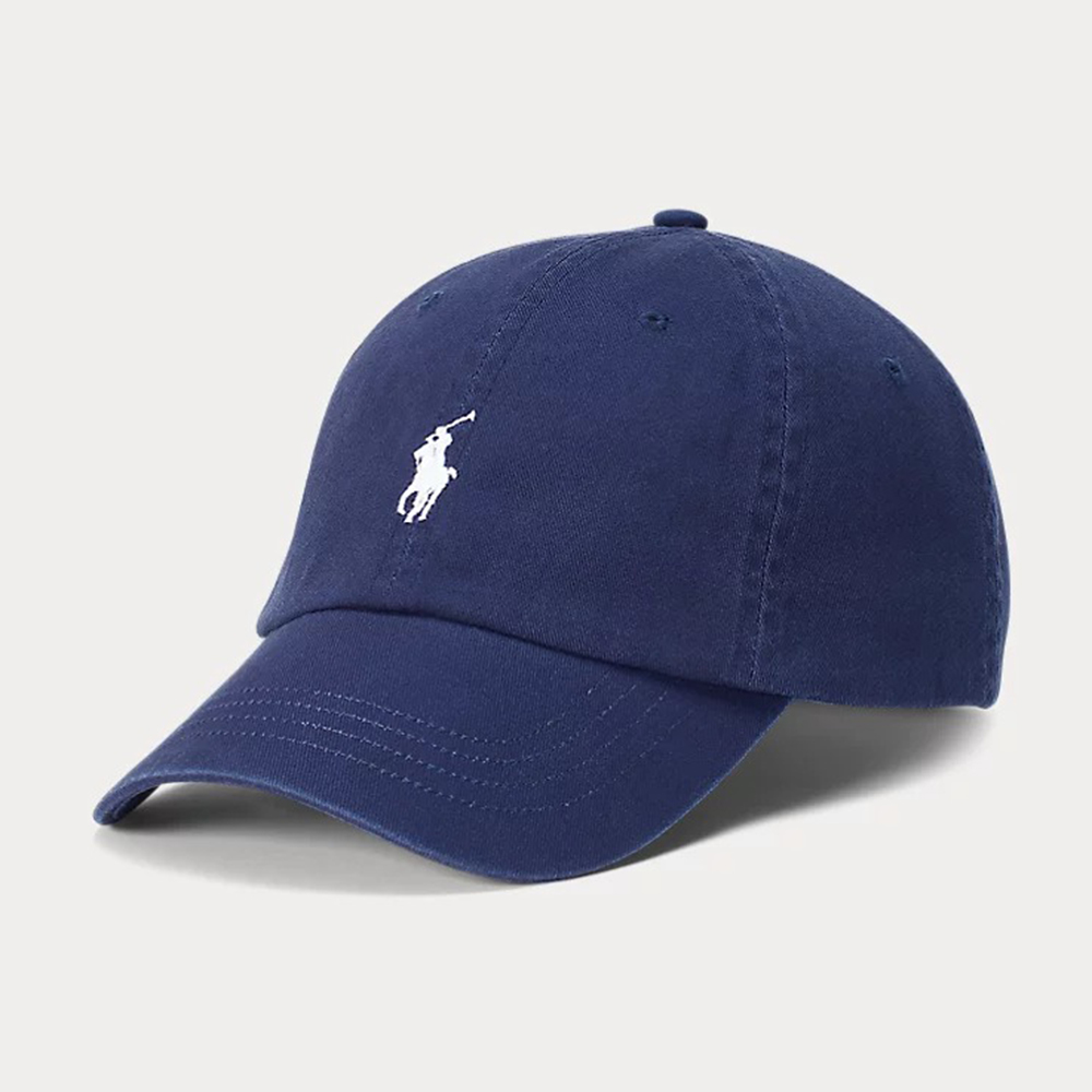 Mũ Polo Ralph Lauren Cotton Chino Ball Cap, Navy/White