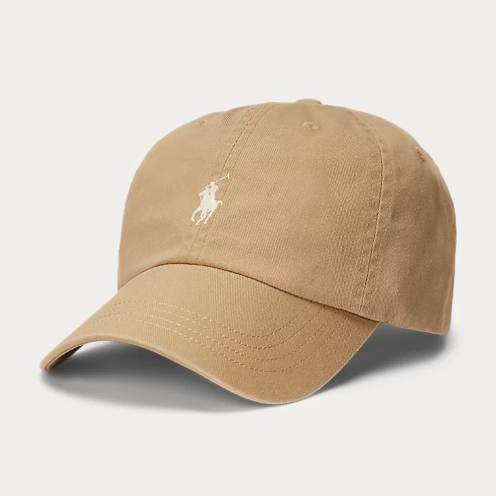Mũ Polo Ralph Lauren Cotton Chino Ball Cap, Khaki/Cream