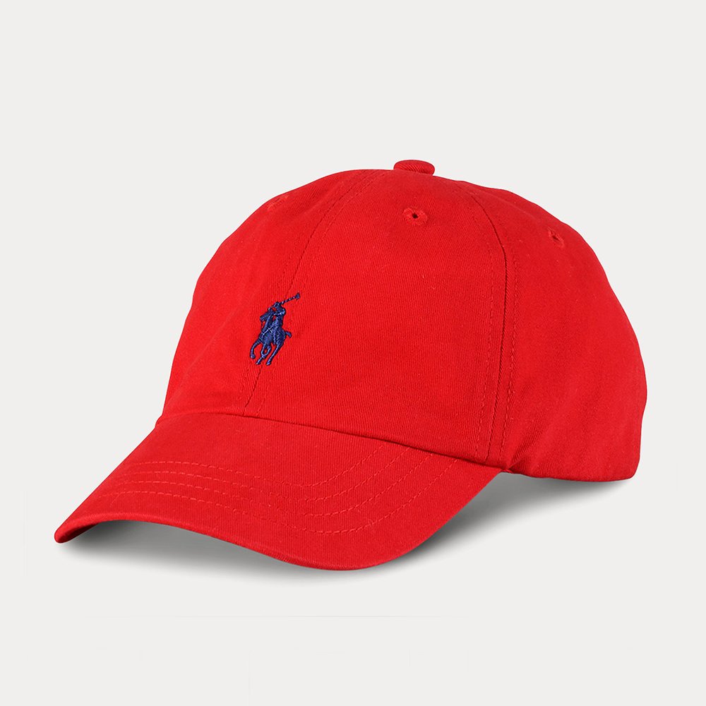 Mũ Polo Ralph Lauren Cotton Chino Ball Cap 8-20, Red/Navy