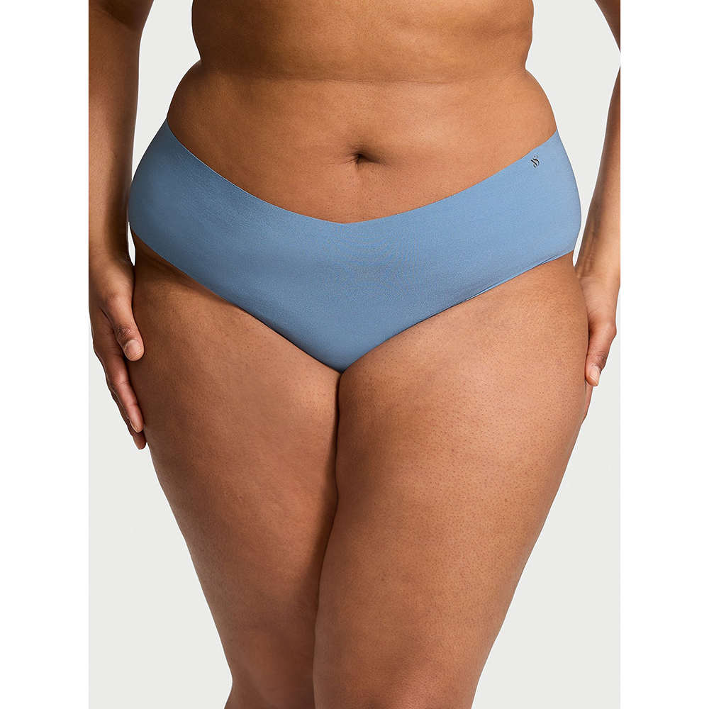 Quần lót Victoria's Secret No-Show Hiphugger - Faded Denim, Size M