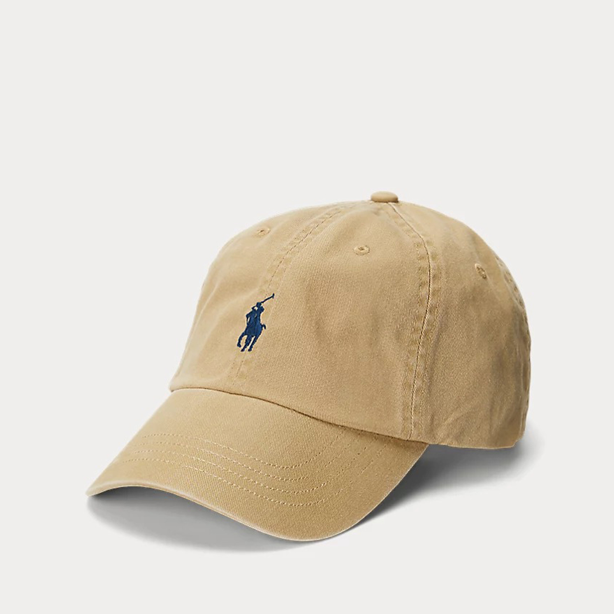 Mũ Polo Ralph Lauren Cotton Chino Ball Cap, Tan/Newport Navy