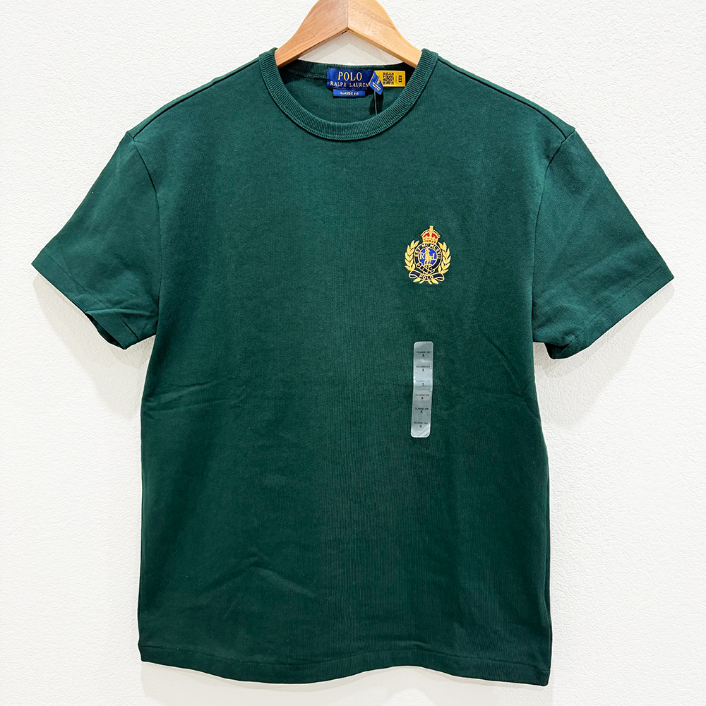 Áo Polo Ralph Lauren Classic Fit Crest Tee - Green, Size S