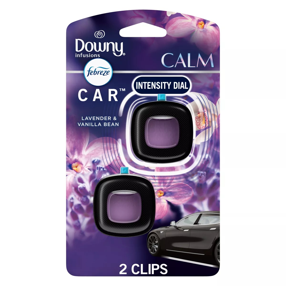 Tinh dầu thơm xe Febreze Car Air Freshener Vent Clip - Lavender & Vanilla Bean, 2 x 2.2ml