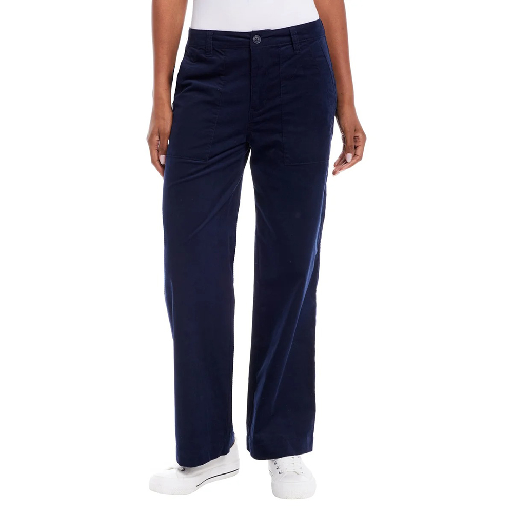 Quần Weatherproof Vintage Ladies' Wide Leg Corduroy Pant - Navy, Size 12