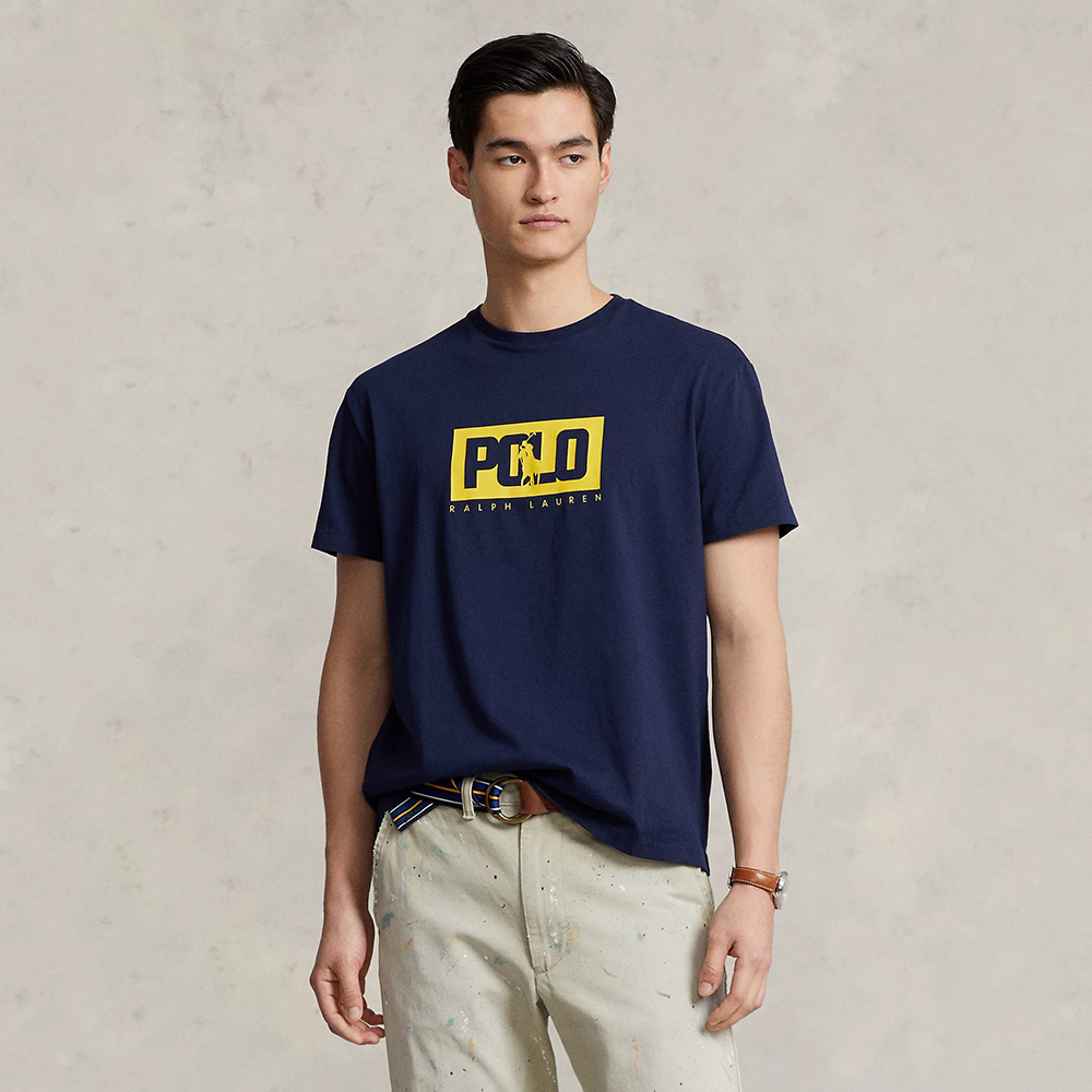 Áo Polo Ralph Lauren Classic Fit Logo Jersey - Navy, Size S