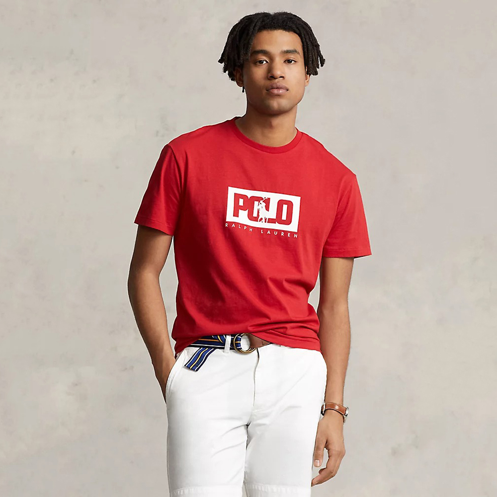 Áo Polo Ralph Lauren Classic Fit Logo Jersey - Red, Size M