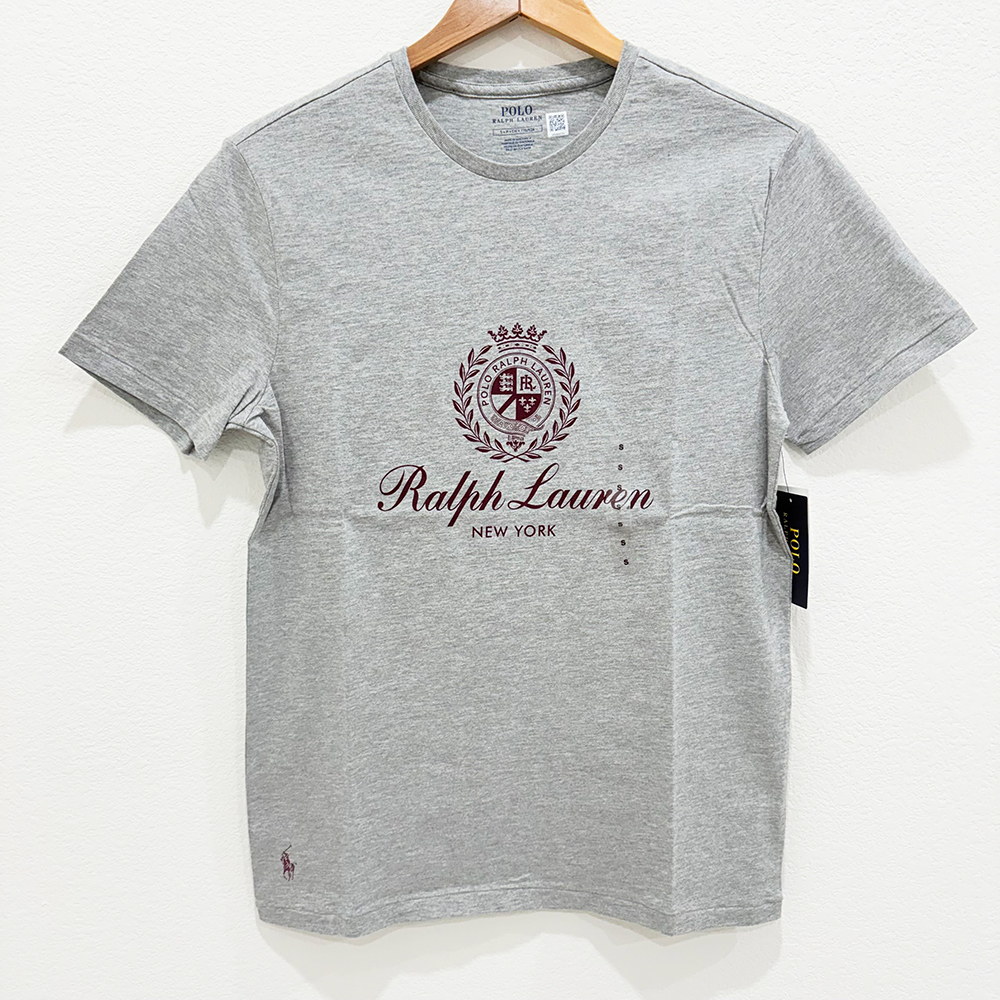 Áo Polo Ralph Lauren Standard Fit Big Logo Jersey - Grey, Size S